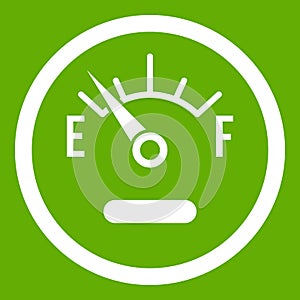 Fuel sensor icon green