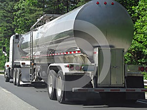 Fuel tanker truck photo