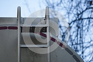 Fuel tanker truck detail