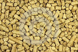 Fuel wood pellets background