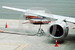 Fueling the aircraft