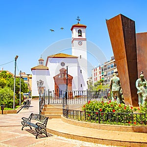 Fuengirola old town view, Spain photo