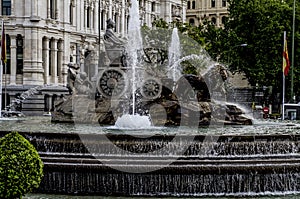 Fuente de Cibeles, Image of the city of Madrid, its characteristic architecture photo