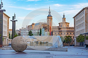 Fuente de la hispanidad in Zaragoza, Spain photo