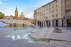 Fuente de la hispanidad in Zaragoza, Spain photo