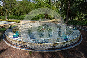 Fuente de las Ranas (Frogs Fountain) at Maria Luisa Park - Seville, Andalusia, Spain