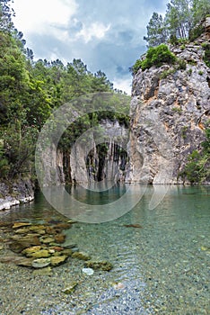 Fuente de los BaÃÂ±os in Montanejos, Spain photo