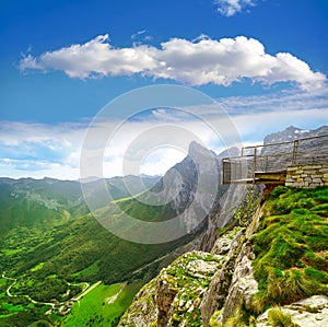 Fuente De mountains in Cantabria Spain