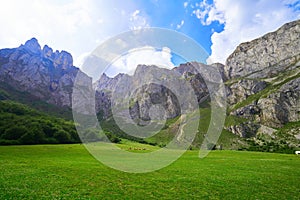 Fuente De mountains in Cantabria Spain