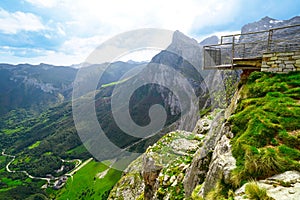 Fuente De mountains in Cantabria Spain photo