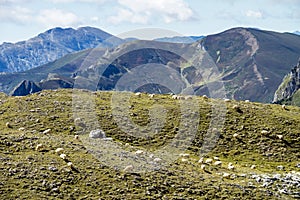 Fuente De in the in mountains of Picos de Europa, Cantabria, Spain