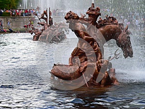 Fuente de Neptuno, La Granja ( Spain ) photo