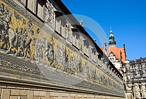 The Fuerstenzug in Dresden