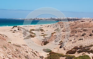 Fuerteventura, Canary islands, Spain, beach, sand, landscape, nature, El Cotillo, sailing, rocks photo