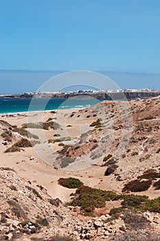 Fuerteventura, Canary islands, Spain, beach, sand, landscape, nature, El Cotillo, sailing, rocks photo