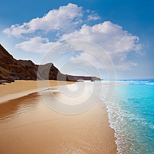 Fuerteventura La Pared beach at Canary Islands