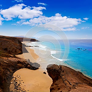 Fuerteventura La Pared beach at Canary Islands photo