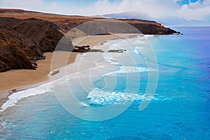 Fuerteventura La Pared beach at Canary Islands photo