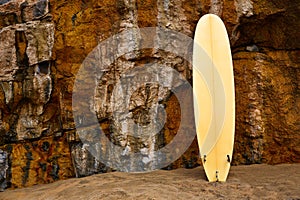 Fuerteventura La Pared beach surfboard photo