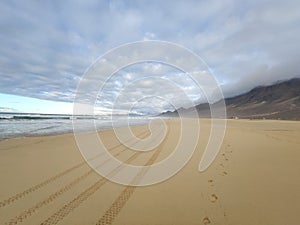 Fuerteventura spain canary island beach