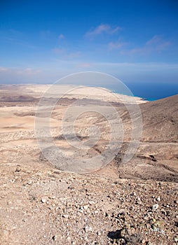 Fuerteventura, view north from Montana Roja photo