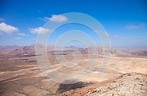 Fuerteventura, view west from Montana Roja