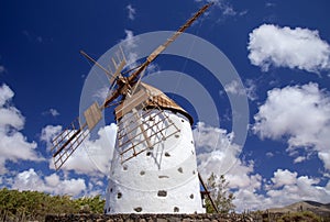 Fuerteventura, windmill at El Roque