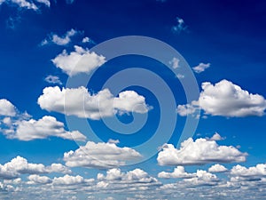 Blue sky background with clouds