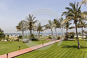 Fujairah beach in United Arab Emirates