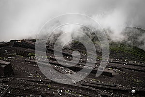 The Fuji mountain downhill track