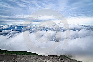 The Fuji mountain downhill track