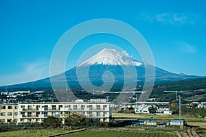 The fuji mountain in Japan