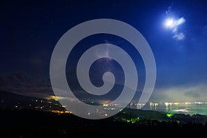 Fuji Panoramadai viewpoint at night