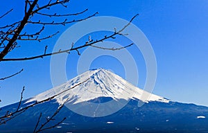 Fuji san in the winter, Japan