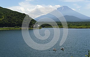 Fujigoko Lake, Fuji Volcano, Honshu Island, Japan photo