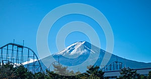 Fujikyu highland with Mt Fujiï¼ŒJapan