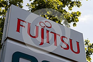 Fujitsu Logo Sign