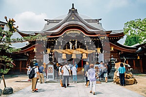 Kushida-jinja Japanese shrine in Fukuoka, Japan