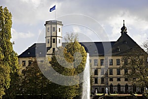 Fulda Castle with Fountain photo
