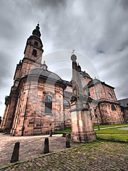 Fulda Cathedral is the former abbey church of Fulda Abbey and the burial place of Saint Boniface.