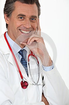 Fulfilled medical doctor photo