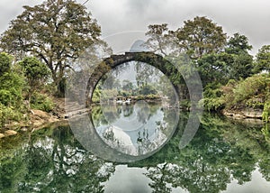 Fuli Bridge on the Yulong River Yangshuo photo