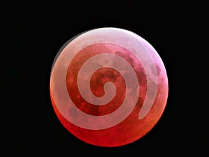 Full blood moon of March