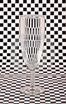 Full champaigne glass