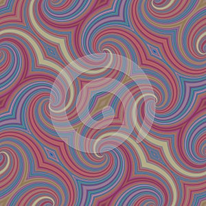 Full color retro seamless (repeating) pattern.