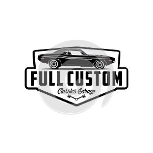 Full custom classic garage logo photo