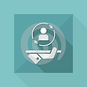 Full customized services - Vector web icon