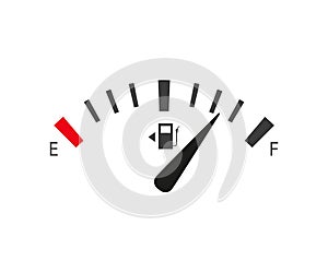 Full and empty tank set gasoline sensor, flat