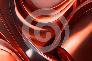 Full frame abstract copper background - AI Generated