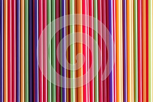 Full frame background of colorful drinking straws